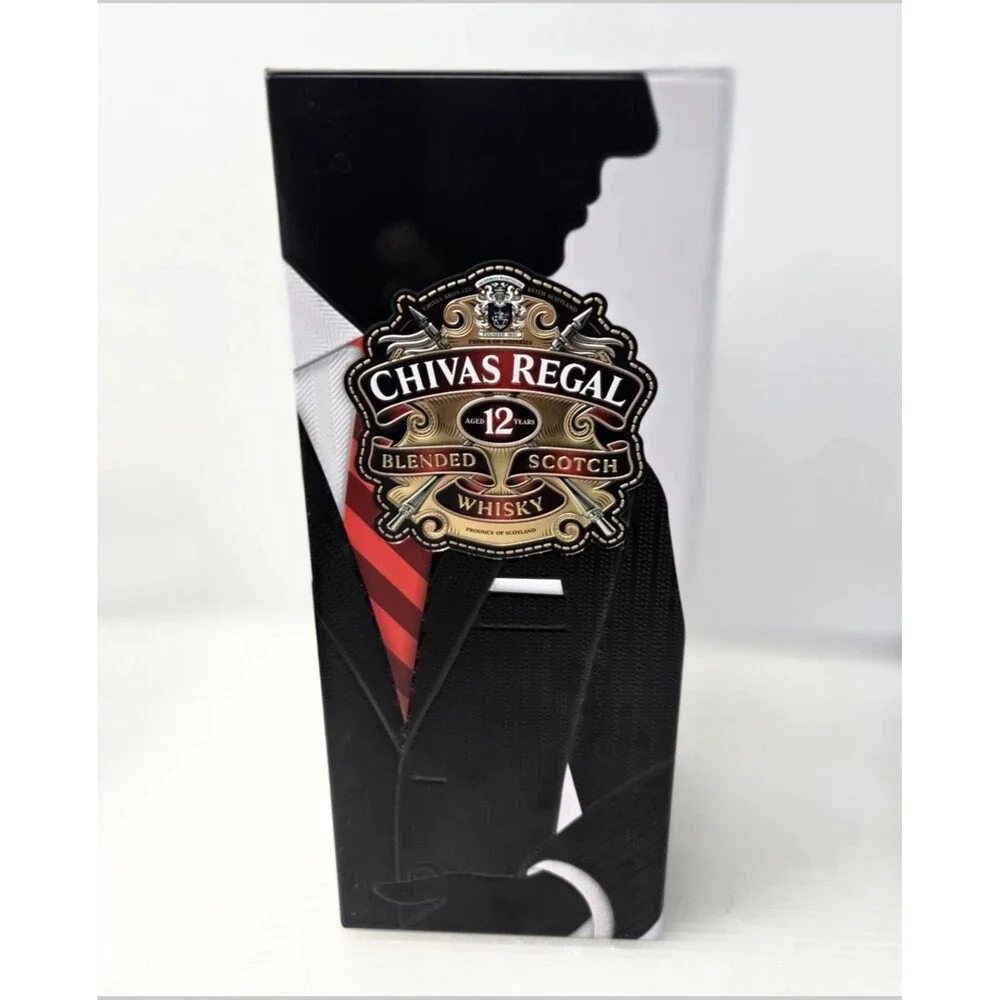 Chivas Regal Blended Scotch Whisky Made for Gentlemen Ltd Edition Tin Empty 2013